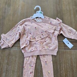 Jessica Simpson Pink Floral Toddler Dress